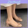 Summer Flat Sandals For Women Pu Open Toe Style Footwear For Casual Wear