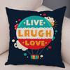 Motivational Quote Cushion Cover Inspirational Lettering Design Decorative Pillow Case Living Room Bedroom Sofa Home Decor