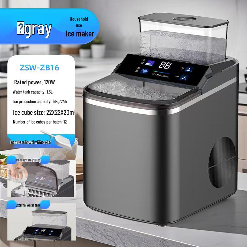 Máquina de Gelo Automática de Grande Capacidade para Casas, Dormitórios, Cafés e Vendedores de Rua