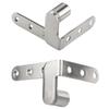 1pair 3mm Thick Door Hinge Drawing Process Upper and Lower Shaft Rotary Axis Hinges  Revolving Door