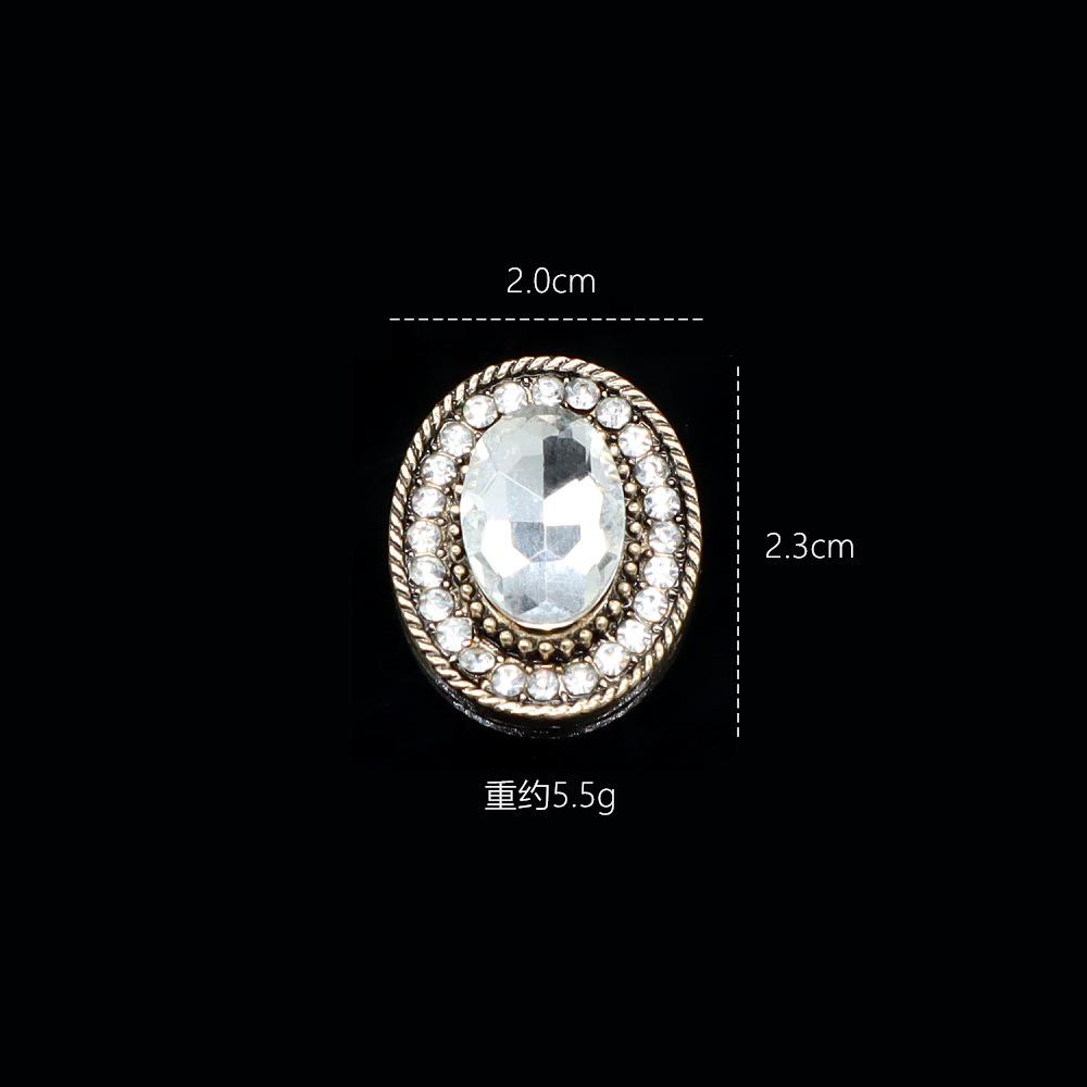 Xiaoxiangfeng Retro Old Series Alloy Jewelry Pearl Diamond Hole Shoes Diy Flat Bottom Buckle Mobile Phone Case Accessories