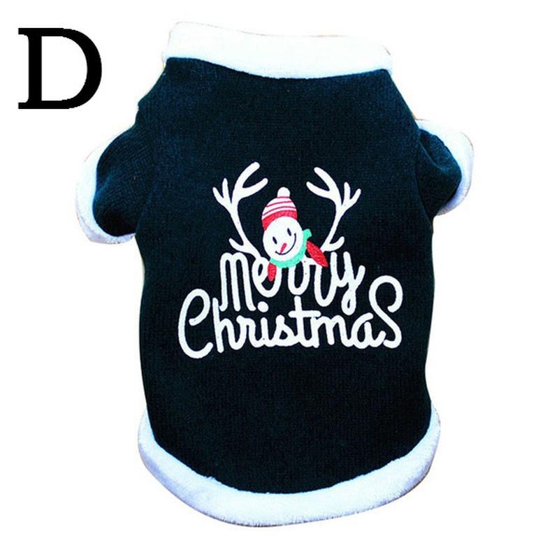 Christmas Pet Sweatshirt Costume Puppy Dog Winter Cute Durable Clothing Pet Xmas Decoration