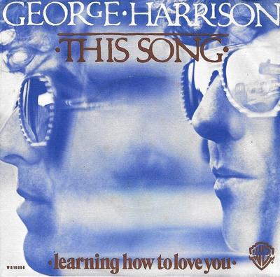 7inch Record GEORGE HARRISON - This Song WB16856 Dark Horse Reco 1976 UK Rock Used