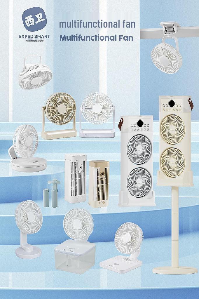 USB Mini Desktop Air Cooler & Night Light: Water-Cooled, Indoor Fan with Dormitory Spray Function