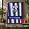 Custom Name West Bromwich Albion 5D Diamond Painting Personalized Full Drill Diamond Art Kit Gift