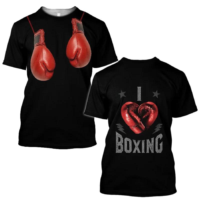 Boxing Training Women's T-shirt Quick Dry Loose Casual Sports Tough Guy Style Men Round Neck Short Sleeve Oversized Comfortable Clothing