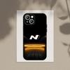 Funda para Teléfono Coche Azul I30N Funda para Teléfono Para Apple iPhone 15,14,13,12,11,XS,XR,X,8,7,Pro,Max,Plus,mini Silicona Negra Cubierta