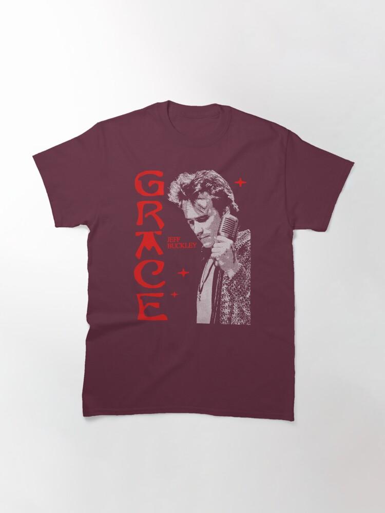Jeff Buckley Jeff Buckley Grace Red And Black Poster Classic T-Shirt