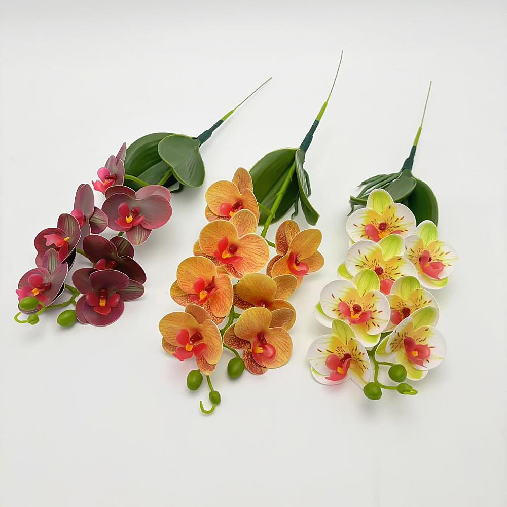 Artificial Flower Phalaenopsis Decoration Plants Home Decor Wedding Event Party