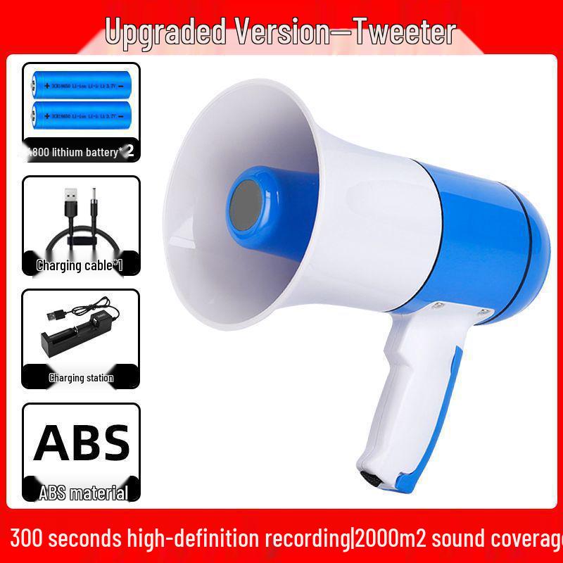 Portable Mega Volume Megaphone Speaker with Recording Feature