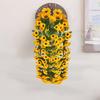 One Sunflower Vine Rattan Hanging Flower Fake Flower for Wall Home Party Wedding Floral Decoration