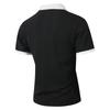 Men’s Short Sleeve Polo Shirt with Collar and Cuffs Lightweight Knitted Casual Top for Everyday Wear