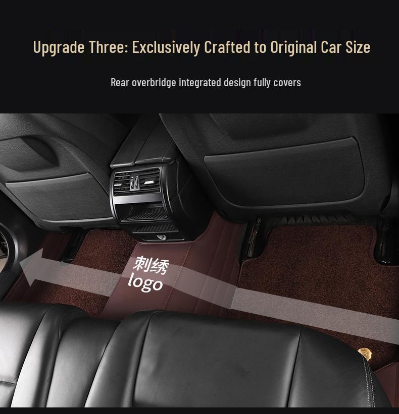 2025 Hongqi H5 HS5 EQM5 H9 HS3 H6 HS7 Echtleder Vollständige Umrandung Auto Fußmatten