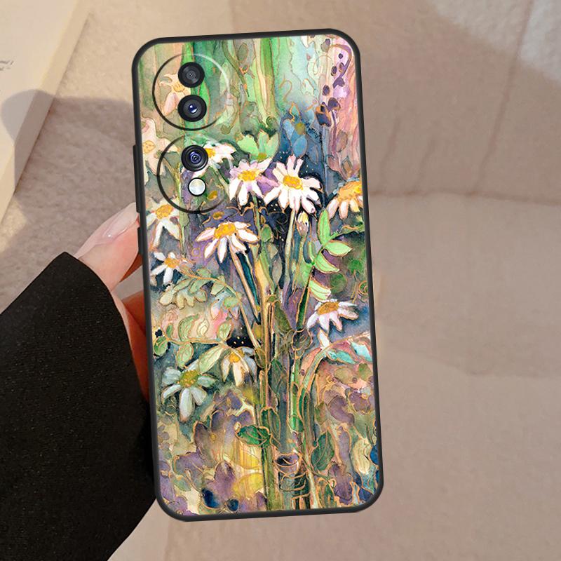 Daisy Watercolor For Honor Magic 7 Pro 5 6 V5 Case For Honor 200 400 50 70 90 Lite X8a X8b X9a X9b X9c Cover