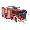 704 Teile Feuerwehrwagen Bausteine Stadt Ingenieurwesen Rettungsfahrzeug Modellsteine Pädagogisches DIY Spielzeug Feiertagsgeschenke für Erwachsene Kinder