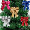 Kolip Bowknot 5 Colors Glittering Powder Bow Christmas Tree Party Gift Christmas Decorations