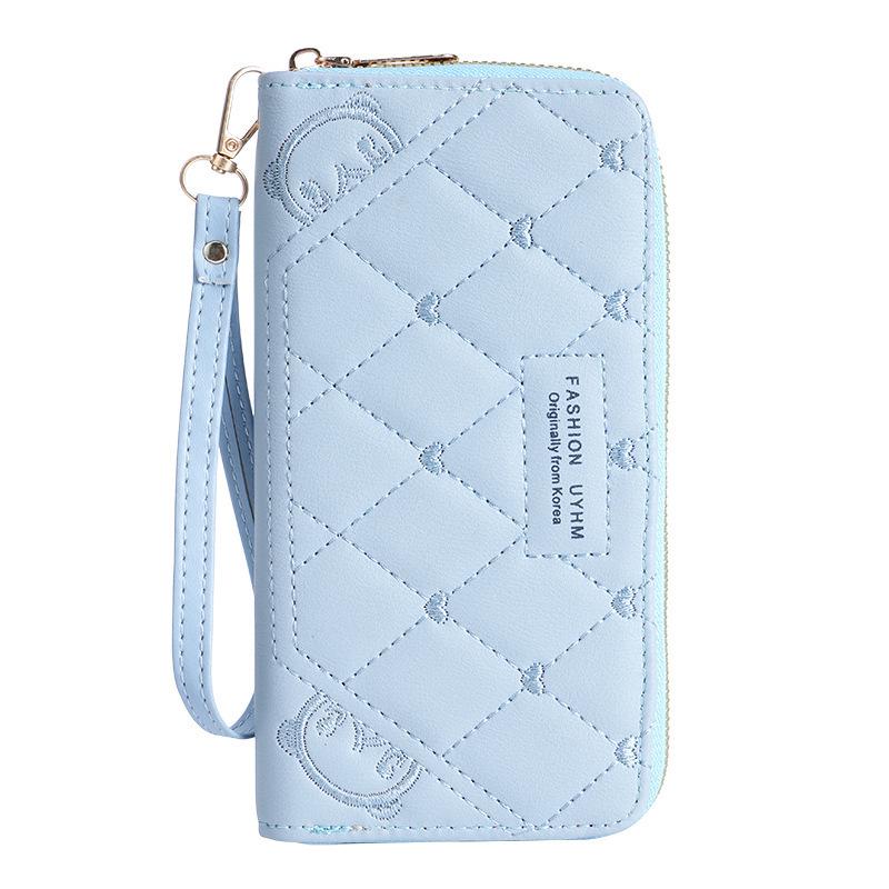Available: 2023 Summer Edition - Fresh & Sweet Embroidered PU Leather Medium Women's Handbag Wallet