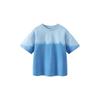 Minibala Kids Pure Cotton Tie-Dye Gradient Short Sleeve T-Shirt