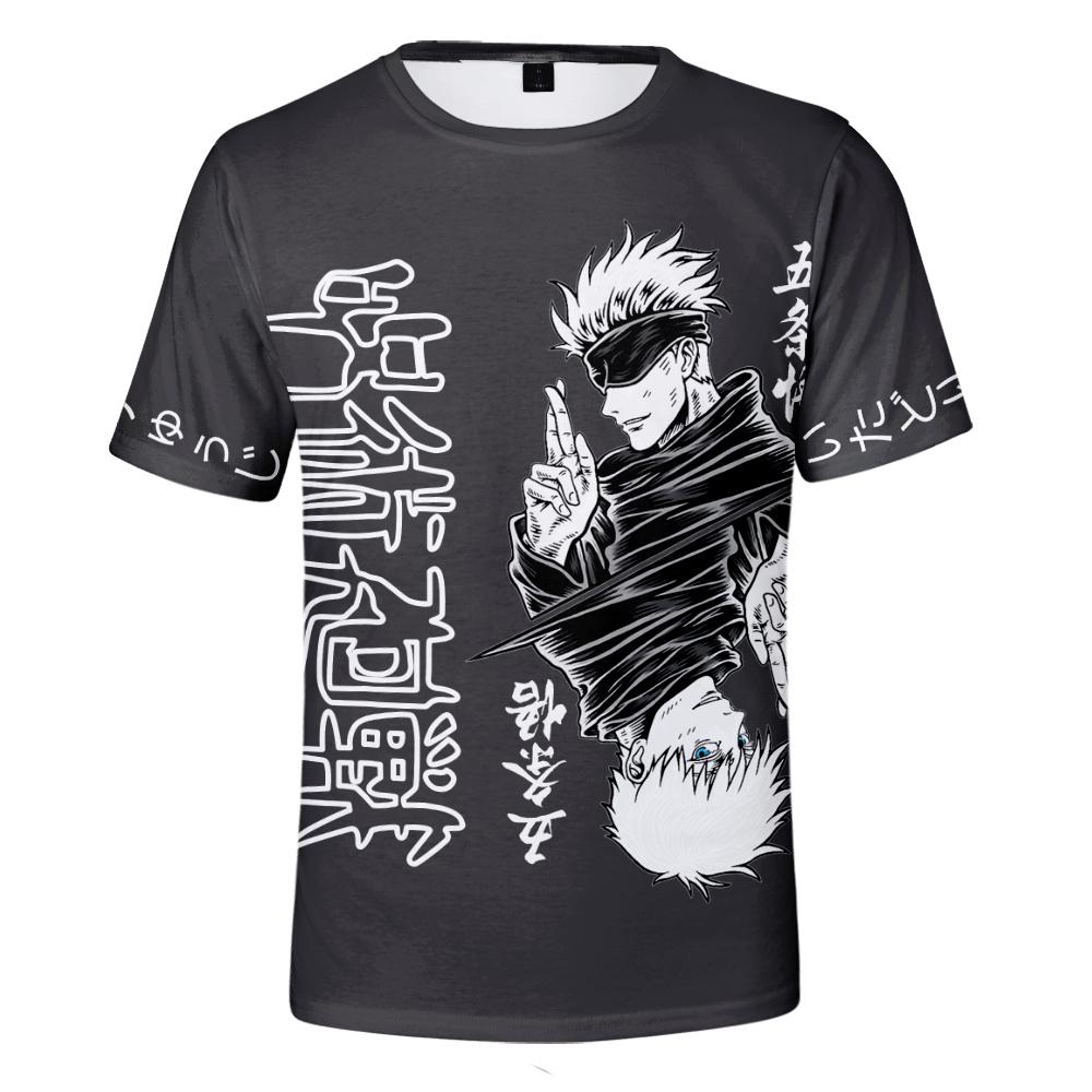 Jujutsu Kaisen Anime Tshirt Men Women Cartoon Print Top Tees Harajuku Tshirts Fashion Summer T-shirt