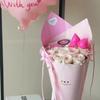 Borsa da Wrapping per Fiori Rosa Fai da Te Impermeabile 43*48cm Confezionamento Bouquet Carta da Wrapping per Mazzi di Fiori