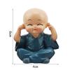 Creative Four Little Monk Buddha Car Ornaments - Cute Interior Decoration