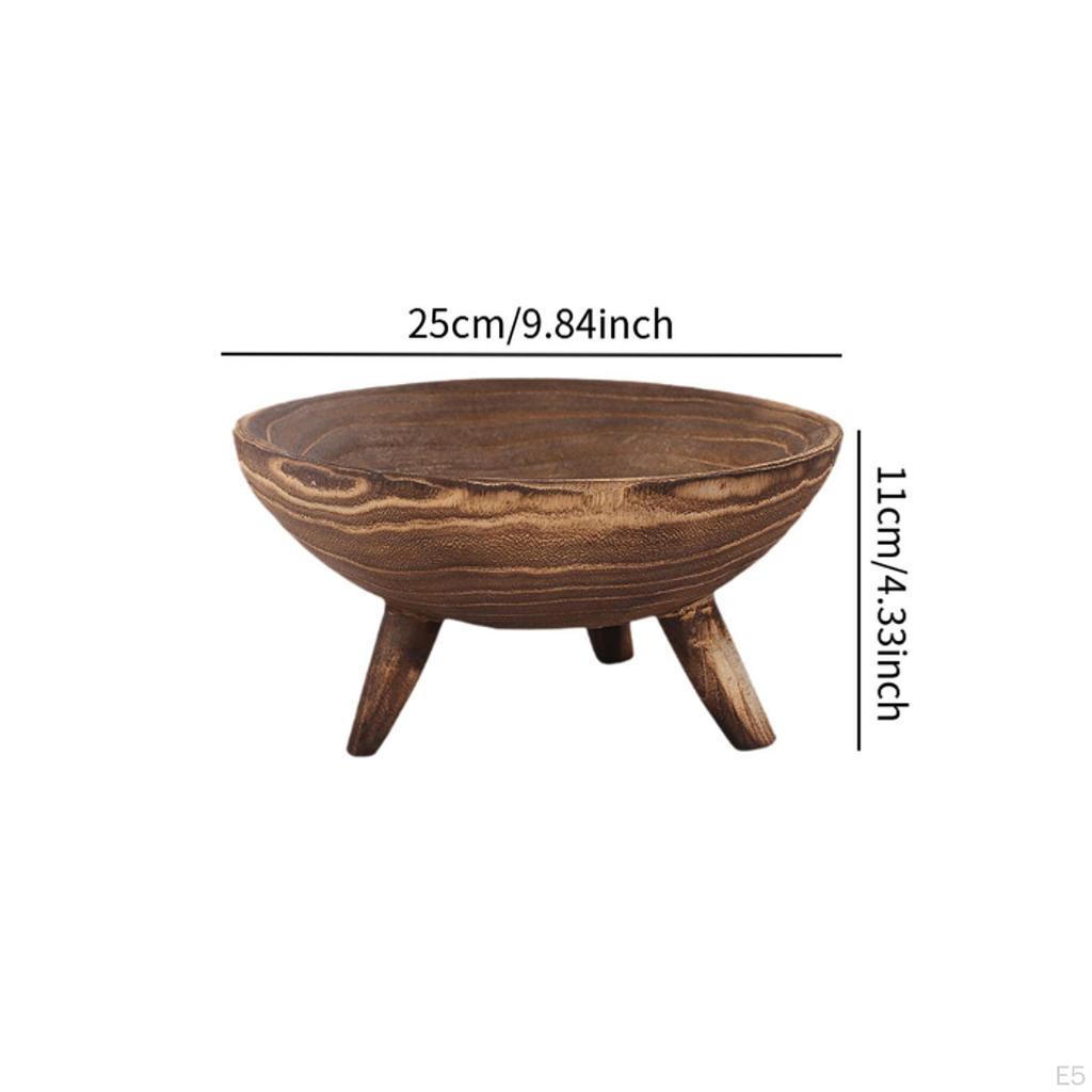 3-Legged Flower Pot, Versatile for Plants, Stable Base, Fruit Bowl