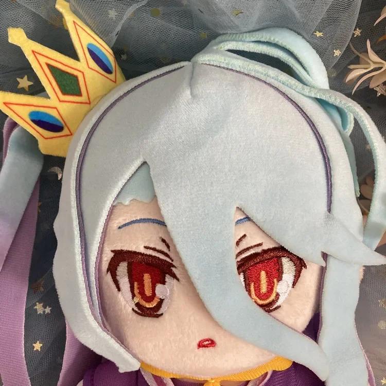 NO GAME NO LIFE Plush Toy Lolita Cosplay Stuffed Dolls Shiro Violet Evergarden Plushie Figures Pillow Birthday Christmas Gifts