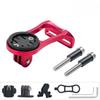 Fahrradvorbauhalterung - Legierungsfaserhalterung für Garmin/Bryton/Cateye, Stoßfester Halter für Scheinwerfer & Computer für MTB/Rennrad