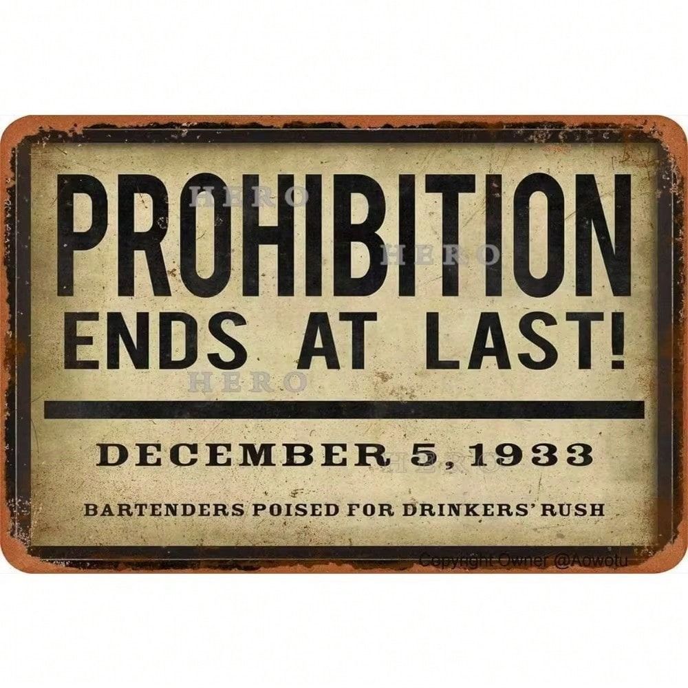 20x30cm Metal Tin Sign Retro Wall Art Home Decor
