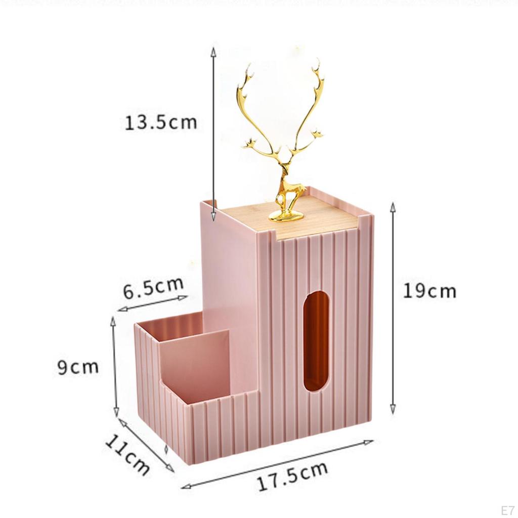 Multifunction Tissue Holder Paper Storage Box Household for Conference Room