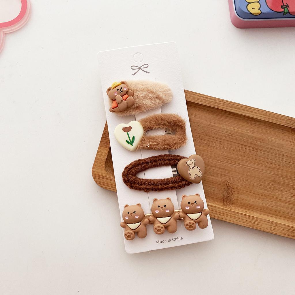 Kawaii Cartoon Princess Hairpins Set Children Girls Kids Baby Cute Hair Clips Barrettes Accessories Hairclip Headwear Headdress