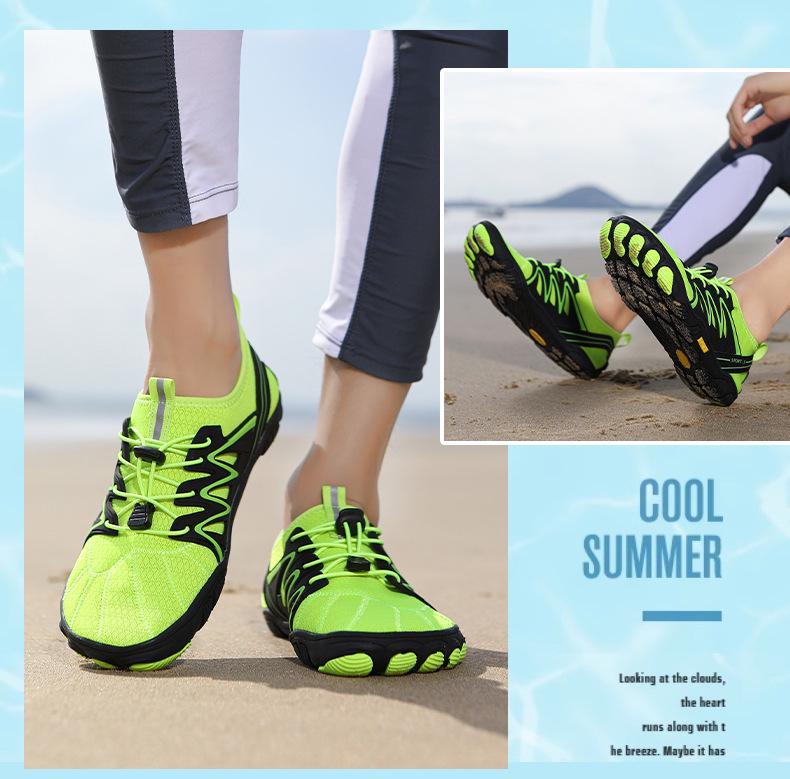 Multisport Five-Finger Shoes for Hiking, Diving, and Rafting