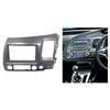 Precise 2X For Honda Civic 2006-2011 Stereo Radio Double 2 DIN Dash Kit Fascia Dash Panel Trim-RHD
