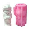 Ornament Mould Flexible Silicone Mold for Heart Holding Angel Figurine Decoration Desktop Embellishment Making Molds