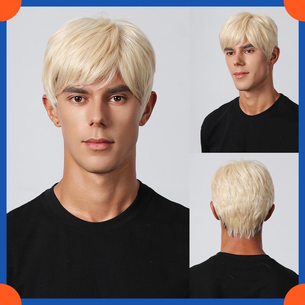 5 Farben Europäische Mode Perücke Hochwertige Kurze Perücke Für Männer