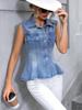 European and American Women's Slim Fit Denim Shirt - New Fashion