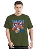 Baumwoll T-Shirt Sneaker Mädchen Grafik Oversized T-Shirt Lässige Unisex Oberteile T-Shirts Rundhals Sommer Hip Hop Streetwear Herrenbekleidung