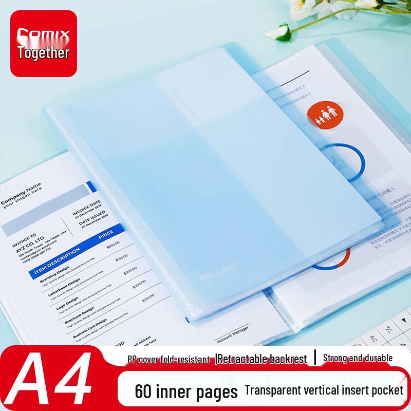 COMIX A4 60-Pocket Display Book