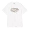 T-shirt décontracté à manches courtes avec logo graphique et imprimé lettres pour homme I036200-02-XX