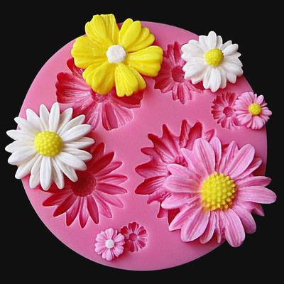 3D květinové silikonové formičky Fondant řemeslo Dort Cukroví Čokoláda Sugarcraft Led Pečicí nástroj Formička Forma na mýdlo Zdobítko na dort