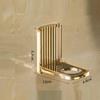 Light Luxury Shower  Gel Bottle Rack Adjustable Shampoo Bottle Holder Hand Soap Dispenser Hook Wall Mounted Free Punching
