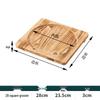 Heat-Resistant Wood Mat for Clay Pots and Stone Bowls – Anti-Scald, High-Temperature Insulation for Teppanyaki and Casserole Dishes