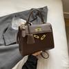 Popular Fashion Handbag Spring and Summer New Simple Messenger Bag Texture Lock Shoulder Bag