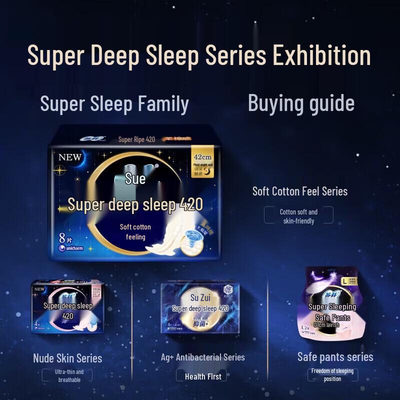 Sofy Overnight Soft Cotton Sanitary Pads 42cm