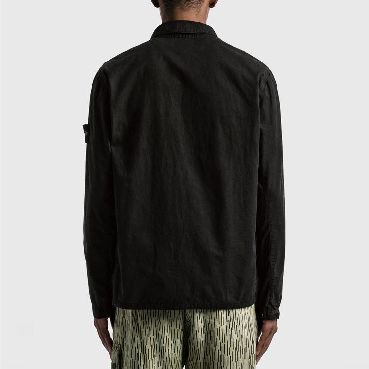 STONE ISLAND Overshirt 'Black' Men's 7615114WN-V0129