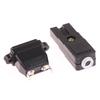 Two-Wire Electric Screwdriver Plug 2-Core Power Socket Dc Power Plug Connector 2 Pins Black Small Two-Wire Plug