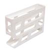 4 Tiers Stackable Egg Organizer Large Capacity Refrigerator Egg Storage Box Space-Saving Eggs Rolling Rack for Fridge Countertop