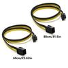 PCIExpress Power Adapter Cable, 6Pin Male to Female Video Card Power Extension Cables for Graphics Cards