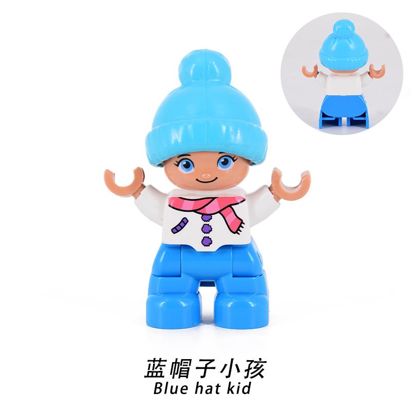 Figure Singole Pompieri Bambino Ladro Poliziotto Mamma Taglia Grande figure familiari Mattoncini mattoni Giocattoli per Bambini regali