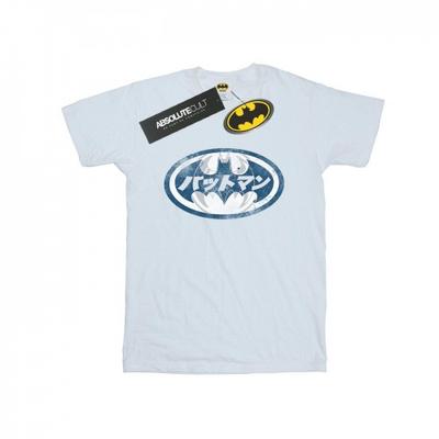 Mens Batman Japanese Logo White T-Shirt